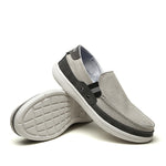 Mens Slip On Canvas Shoes Outdoor Walking Boat Shoes | runandup - canvas shoes