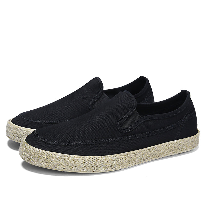 Casual Canvas Shoes Lightweight  Slip on Loafers for Men | runandup - canvas shoes