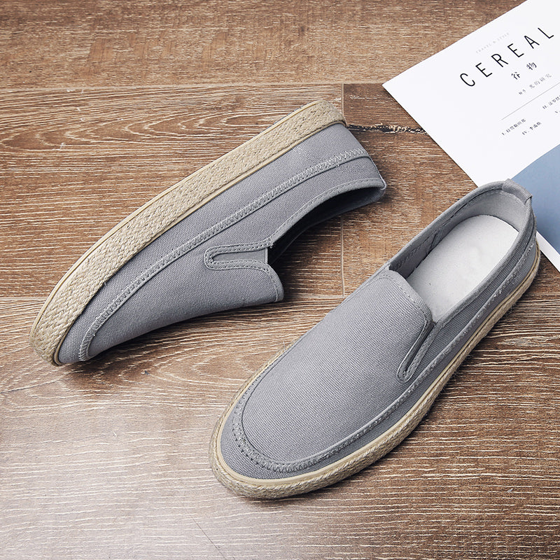 Casual Canvas Shoes Lightweight  Slip on Loafers for Men | runandup - canvas shoes