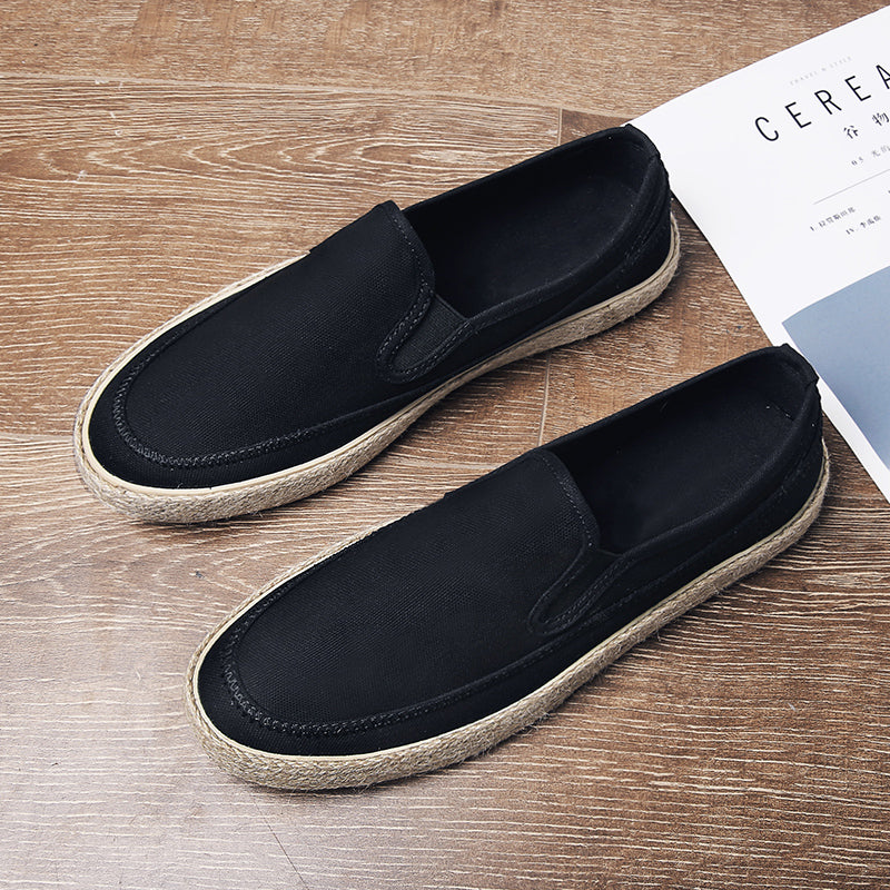 Casual Canvas Shoes Lightweight  Slip on Loafers for Men | runandup - canvas shoes