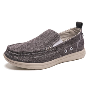 Slip On Canvas Shoes Casual Loafers Boat Shoes for Men | runandup - canvas shoes