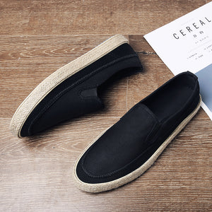 Casual Canvas Shoes Lightweight  Slip on Loafers for Men | runandup - canvas shoes