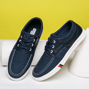 Mens Casual Lace Up Canvas Shoes Fashion Walking | runandup - canvas shoes