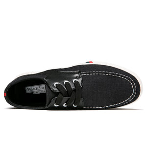 Mens Casual Lace Up Canvas Shoes Fashion Walking | runandup - canvas shoes