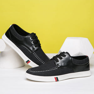 Mens Casual Lace Up Canvas Shoes Fashion Walking | runandup - canvas shoes