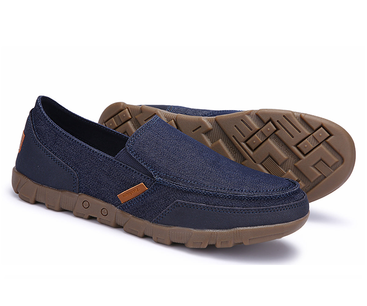 Casual Driving Loafers Slip on Canvas Shoes for Men | runandup - canvas shoes