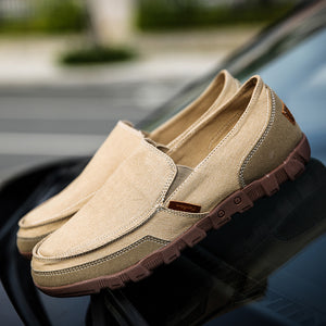 Casual Driving Loafers Slip on Canvas Shoes for Men | runandup - canvas shoes