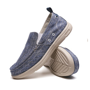 Slip On Canvas Shoes Casual Loafers Boat Shoes for Men | runandup - canvas shoes