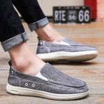 Slip On Canvas Shoes Casual Loafers Boat Shoes for Men | runandup - canvas shoes