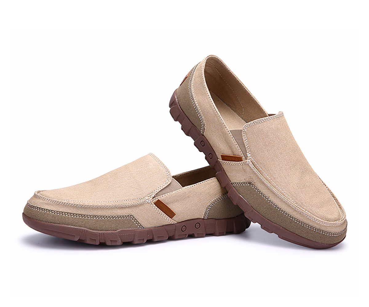 Casual Driving Loafers Slip on Canvas Shoes for Men | runandup - canvas shoes