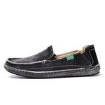 Men's Canvas Slip On Shoes Causal Breathable Loafers | runandup - canvas shoes