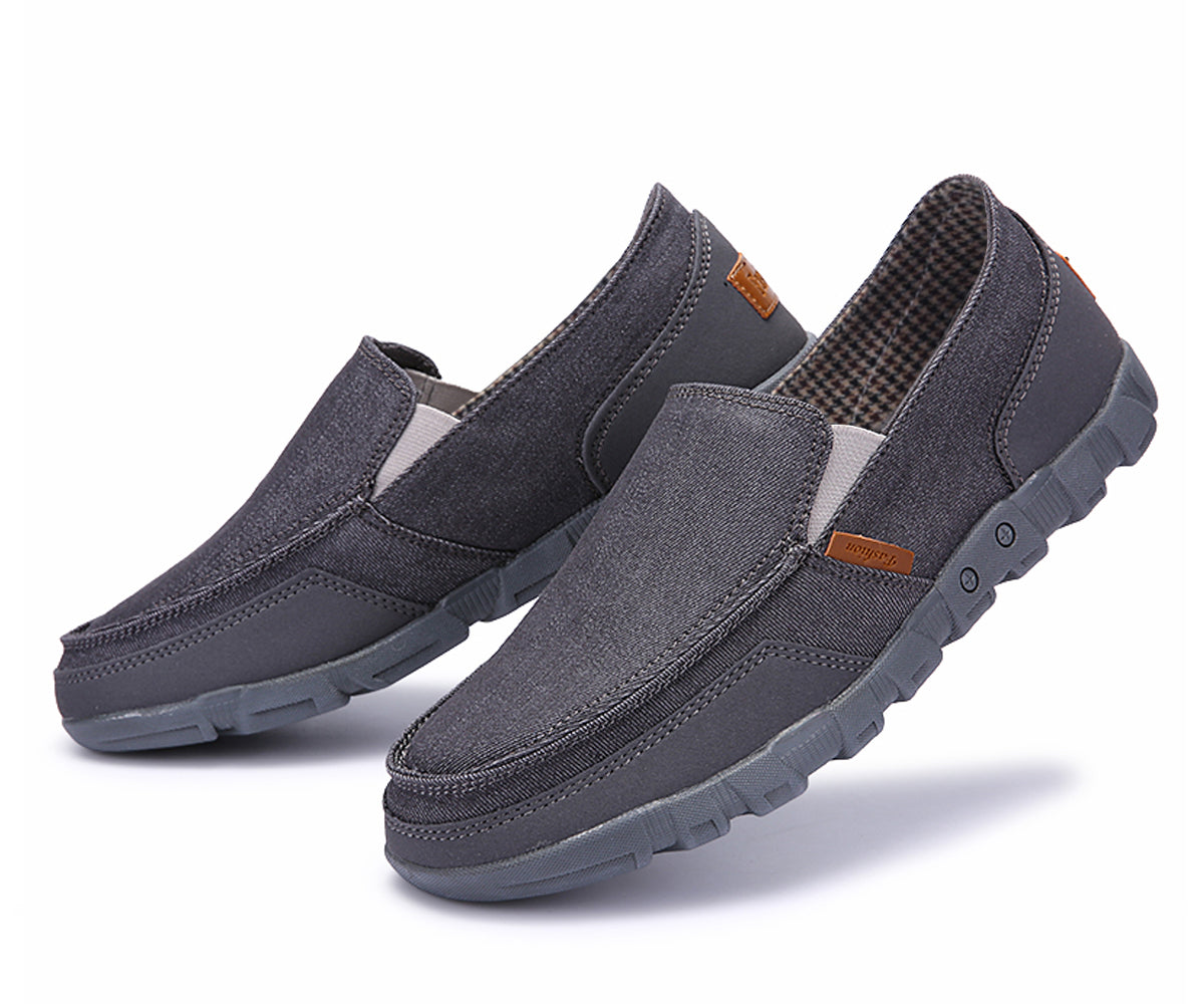 Casual Driving Loafers Slip on Canvas Shoes for Men | runandup - canvas shoes