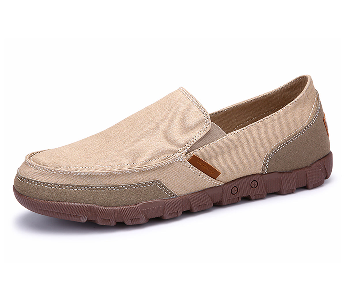 Casual Driving Loafers Slip on Canvas Shoes for Men | runandup - canvas shoes