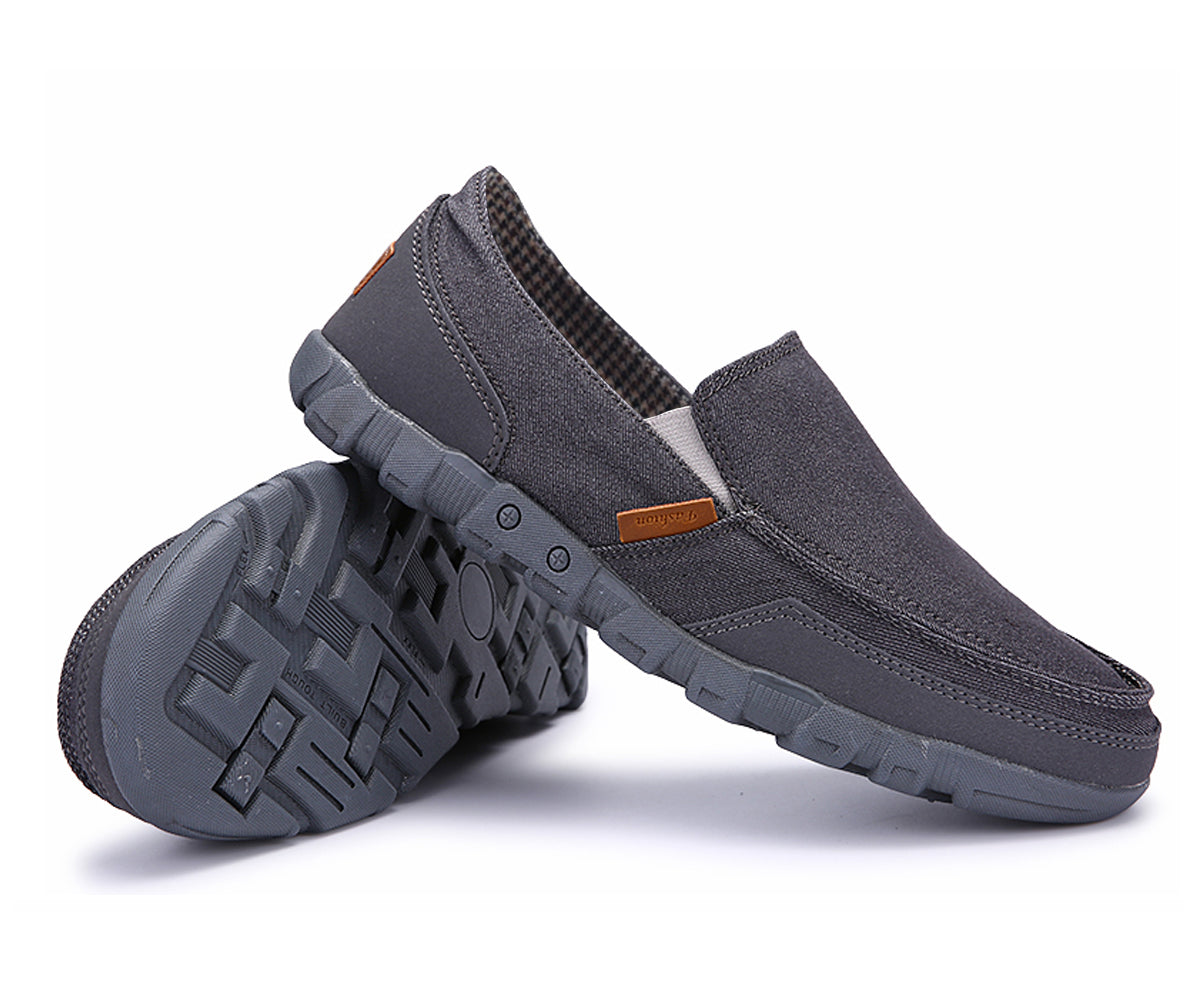 Casual Driving Loafers Slip on Canvas Shoes for Men | runandup - canvas shoes