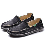 Men's Canvas Slip On Shoes Causal Breathable Loafers | runandup - canvas shoes