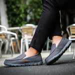 Casual Driving Loafers Slip on Canvas Shoes for Men | runandup - canvas shoes