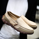 Casual Driving Loafers Slip on Canvas Shoes for Men | runandup - canvas shoes