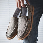 Mens Classic Cloth Shoes Breathable Slip on Flat Loafer | runandup - canvas shoes